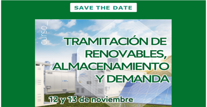 Curso de tramitación de energías renovables