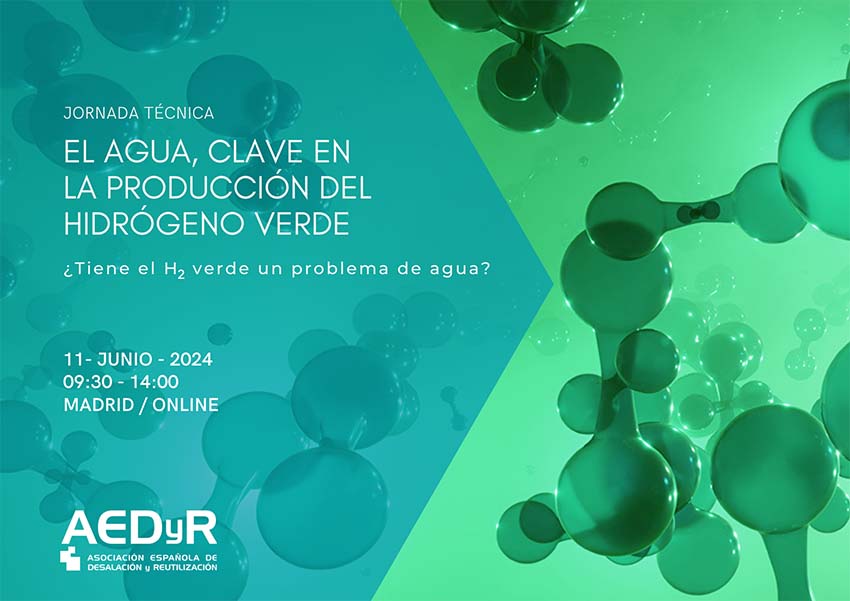 Jornada Técnica: El agua, clave en la producción del hidrógeno verde ¿Tiene el H2 verde un problema de agua?