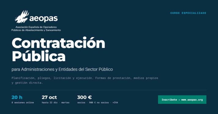 Curso de Contrataci&oacute;n P&uacute;blica para Administraciones y Entidades del Sector P&uacute;blico