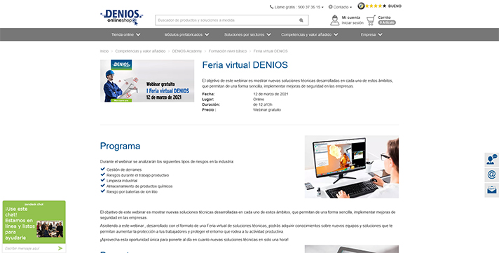 Feria virtual Denios