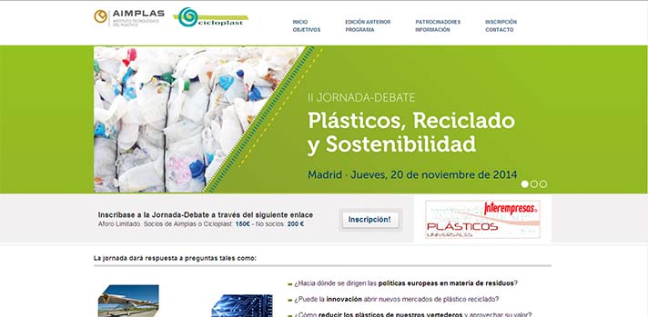 Jornada Plásticos, Reciclado y Sostenibilidad