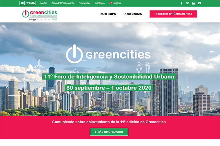 Greencities, 11º Foro de Inteligencia y Sostenibilidad Urbana