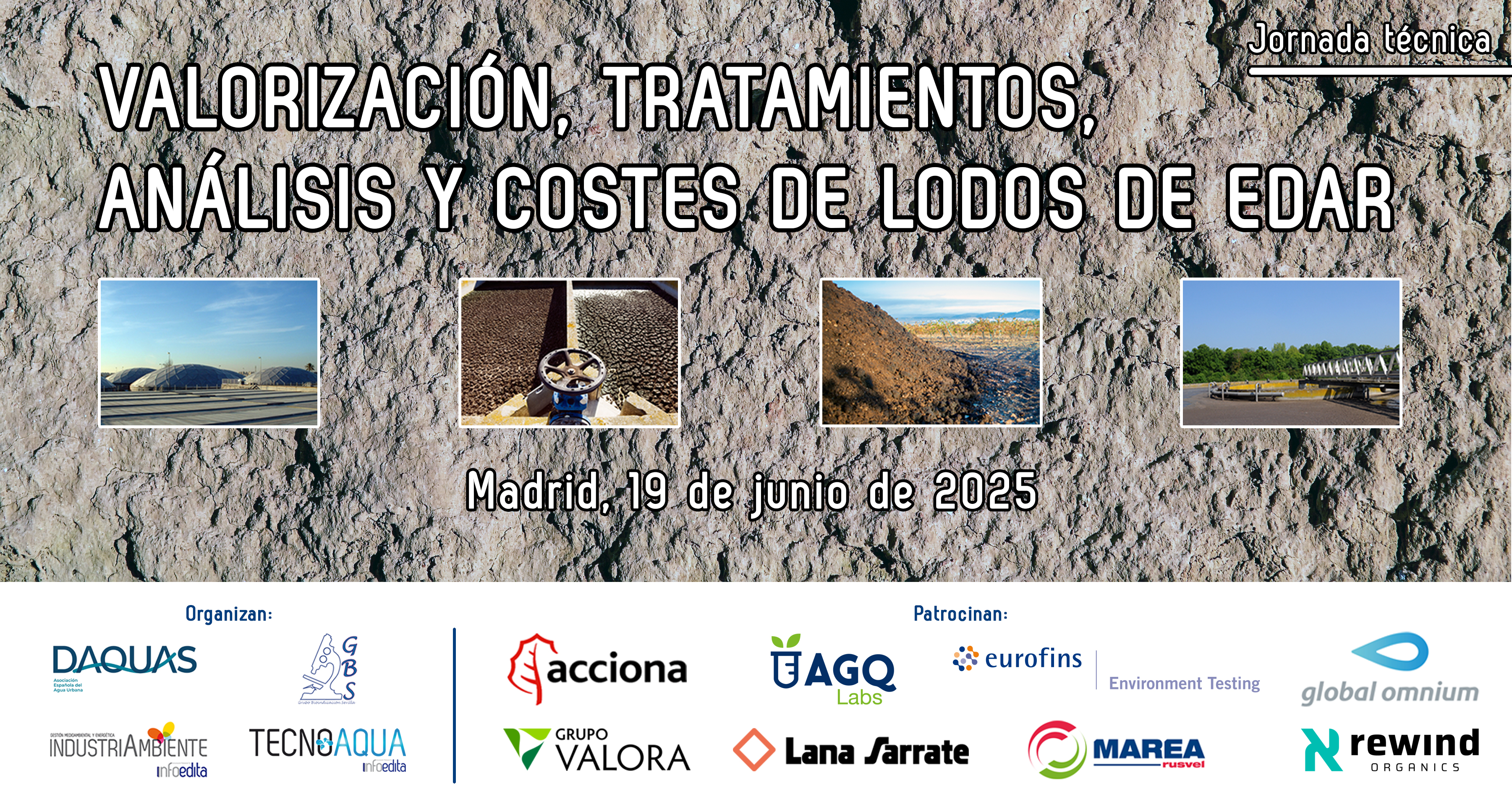 II Jornada Técnica sobre Valorización, Tratamientos, Análisis y Costes de Lodos de EDAR