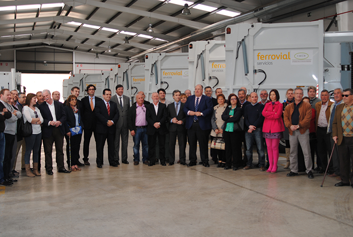 Ferrovial inaugura nuevas instalaciones de recogida de residuos en Almería