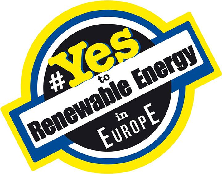 El logo que reivindica en Europa una apuesta más fuerte por las energías renovables