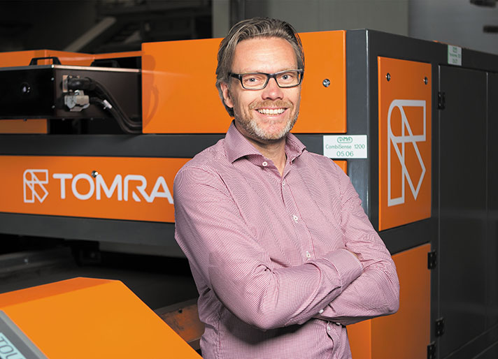 Jonathan Clarke, Director Comercial General de Tomra Sorting Recycling