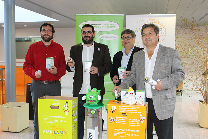 Ecopilas y Ambilamp promueven el reciclaje en la Challenge Ciclista a Mallorca