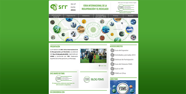 SRR forma parte de la segunda edición del Foro de Soluciones Medioambientales Sostenibles, FSMS
