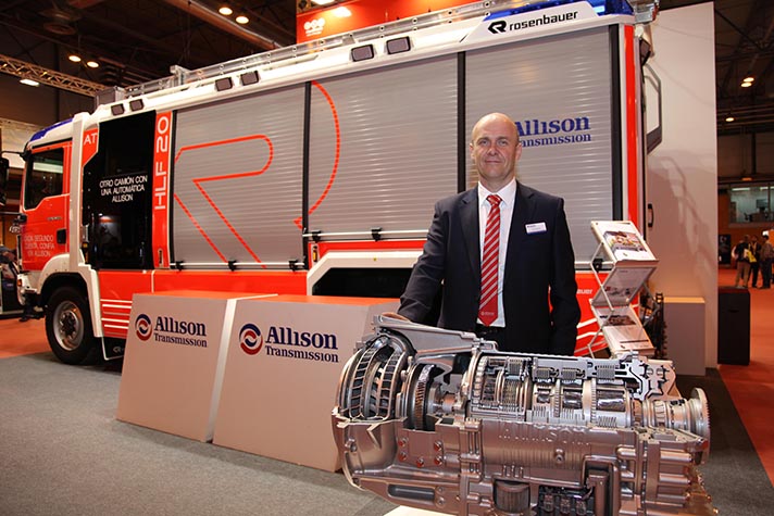 Allison Transmission presentó un nuevo vehículo para el mercado español en Sicur 2016