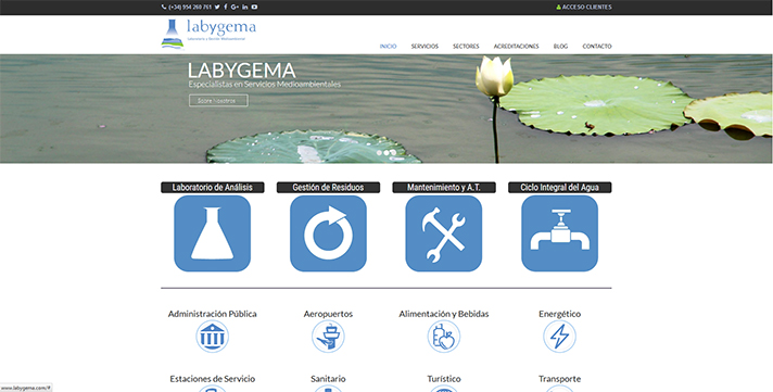 Labygema es una empresa especializada en servicios medioambientales