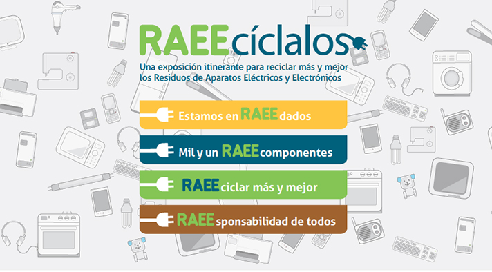 La Fundación Ecolum quiere concienciar a los aragoneses de la necesaria gestión de los residuos electrónicos, RAEE