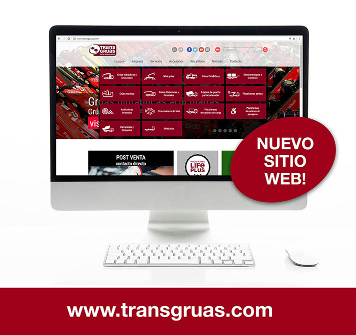 Transgrúas cuenta con nueva web
