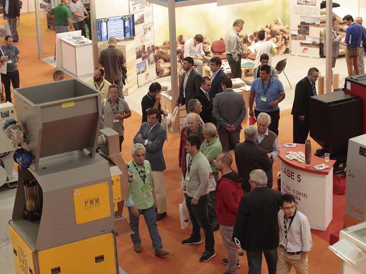 Una imagen de la edición de Expobiomasa en 2015