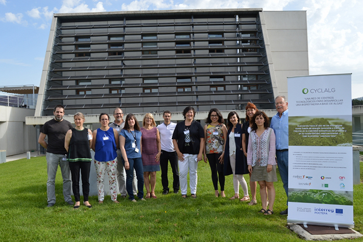 Imagen de los socios del proyecto durante su estancia en CENER el pasado mes de julio