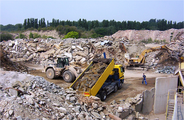 Cada año se generan per cápita más de dos toneladas de residuos de construcción y demolición