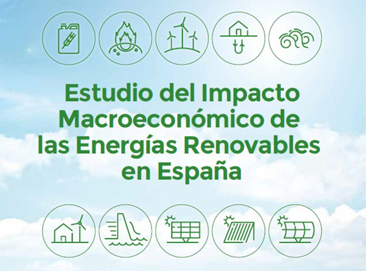 En 2016 las energías renovables aumentaron su aportación al PIB nacional hasta los 8.511 millones de euros