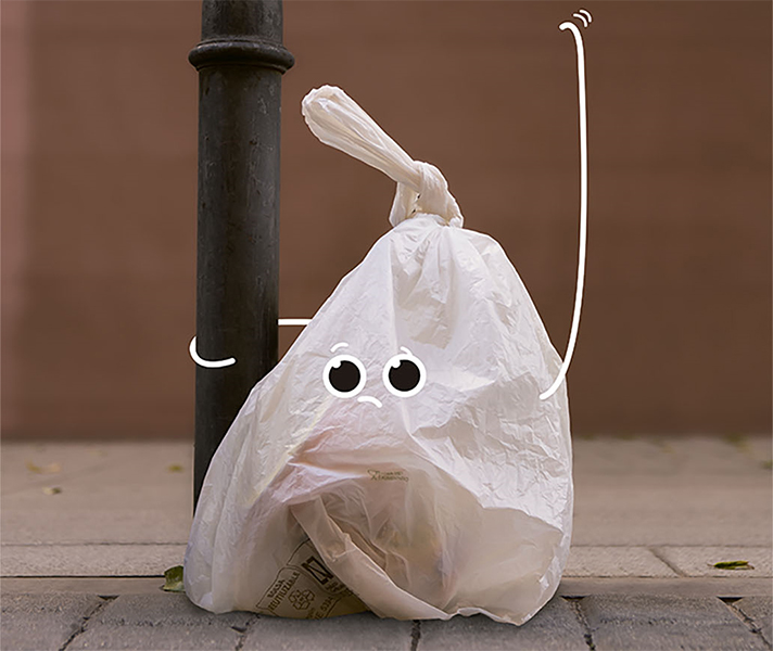 Las bolsas de basura mal depositadas, las ‘cacas’ y las colillas centran los mensajes