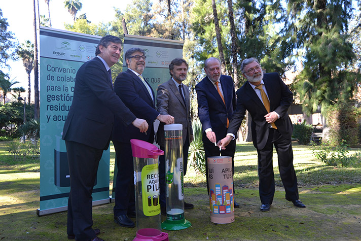 Al convenio, se han adherido, además de ERP, la Federación Andaluza de Municipios y Provincias, Ecopilas y Ecolec