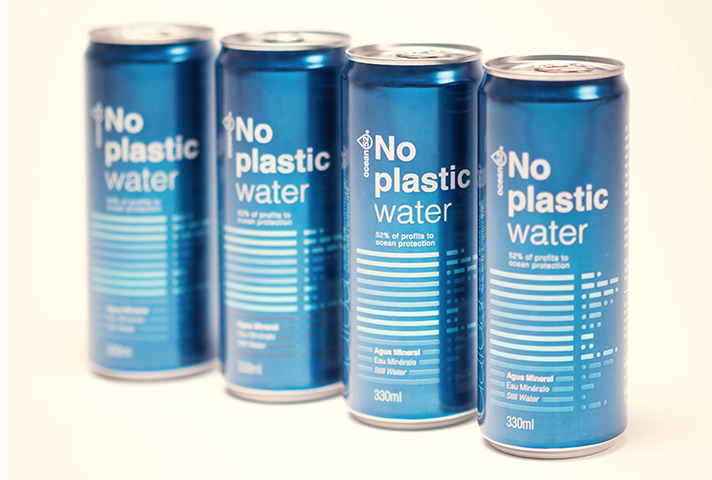 Ocean 52 lanza No Plastic Water