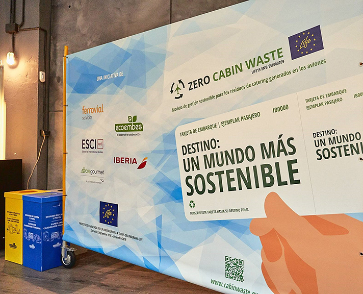 Tras tres años trabajando en su implantación, Zero Cabin Waste es ya una realidad en todos los vuelos de Iberia