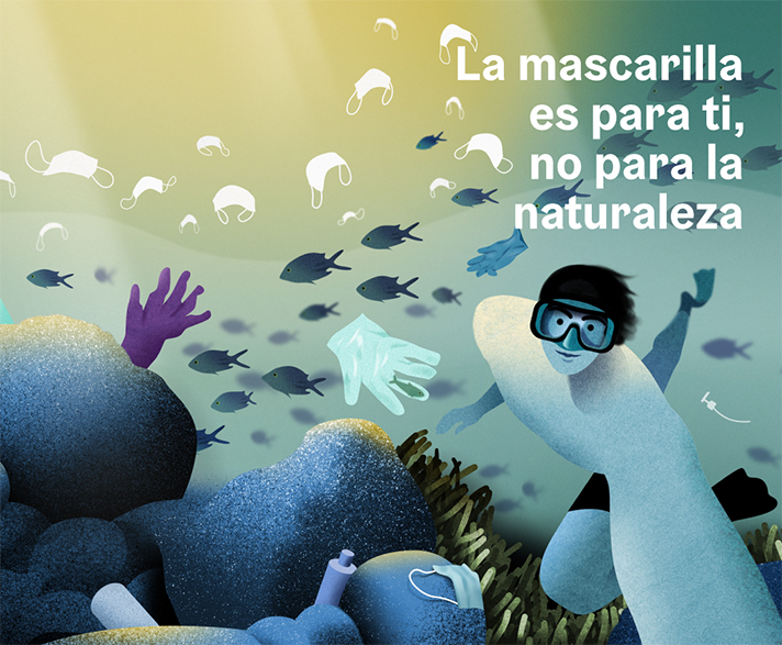 “La mascarilla es para ti, no para la naturaleza”, una campaña institucional para evitar el abandono de residuos higiénico-sanitarios en entornos naturales