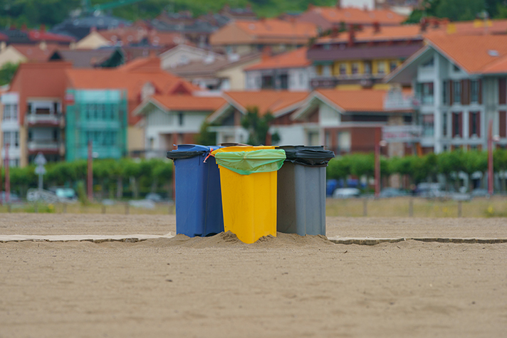 El volumen de residuos reciclados se estima que disminuyó en 2020 hasta los 18,5 millones de toneladas