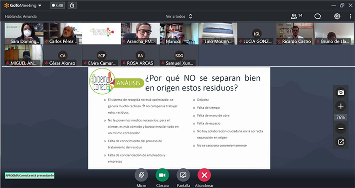 Estas primeras mesas, con participación de representantes del sector gestor de residuos, de las instalaciones productoras de residuos y de las administraciones públicas, tendrán lugar durante la semana del 22 al 26 de febrero