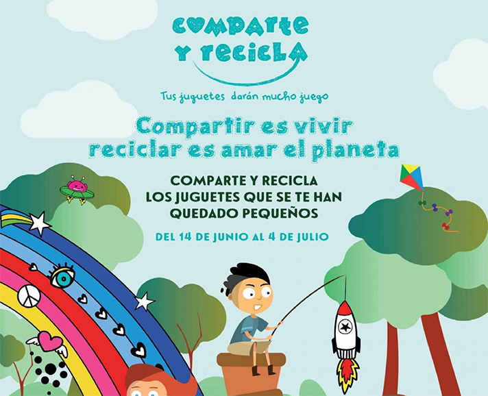 Compartir es vivir, reciclar es amar el planeta”, es el lema de la nueva edición de la campaña