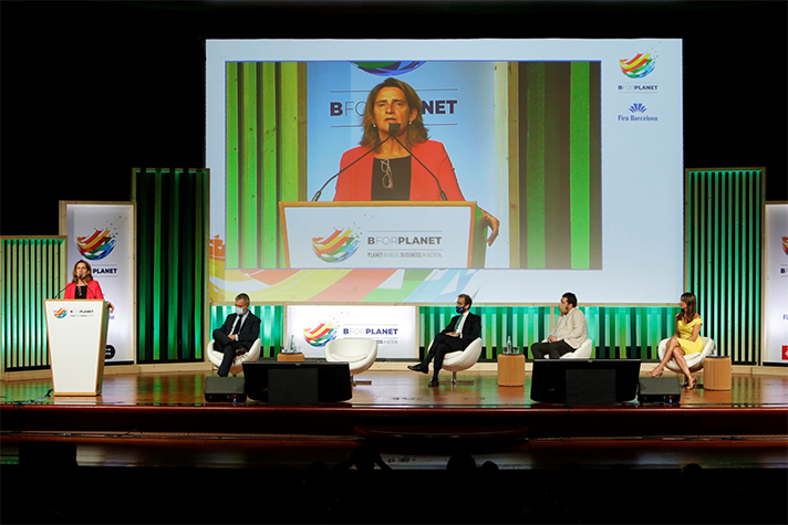Teresa Ribera, Ministra para la Transición Ecológica y el Reto Demográfico, en el congreso