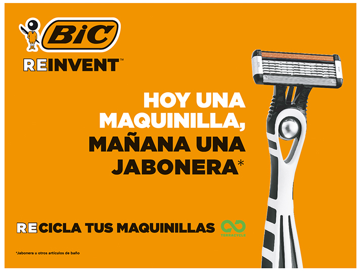 BIC y Terracycle lanzan el primer programa de reciclaje de maquinillas de afeitar en España