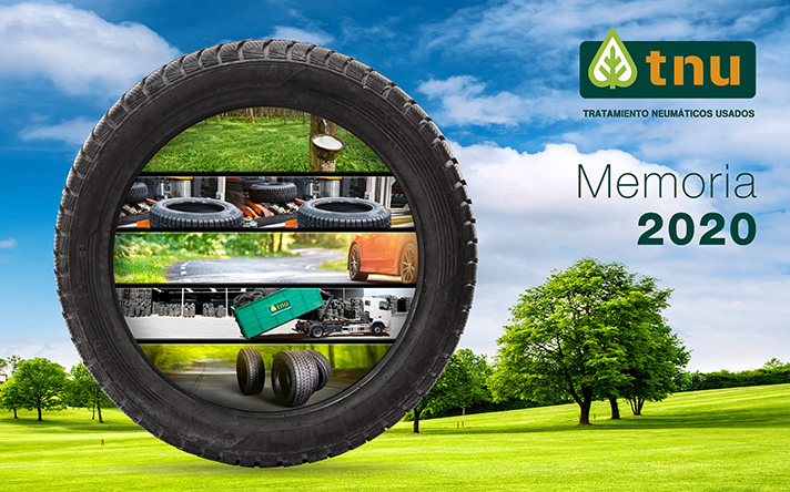 TNU recogió 75.865 toneladas de neumáticos fuera de uso en 2020
