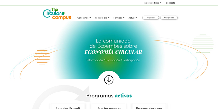 La plataforma cuenta con contenidos y materiales para que las más de 12.000 empresas que forman parte de la organización se formen en materia de economía circular