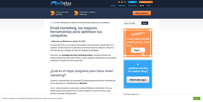 Mailrelay es considera como una de las mejores plataformas de email marketing