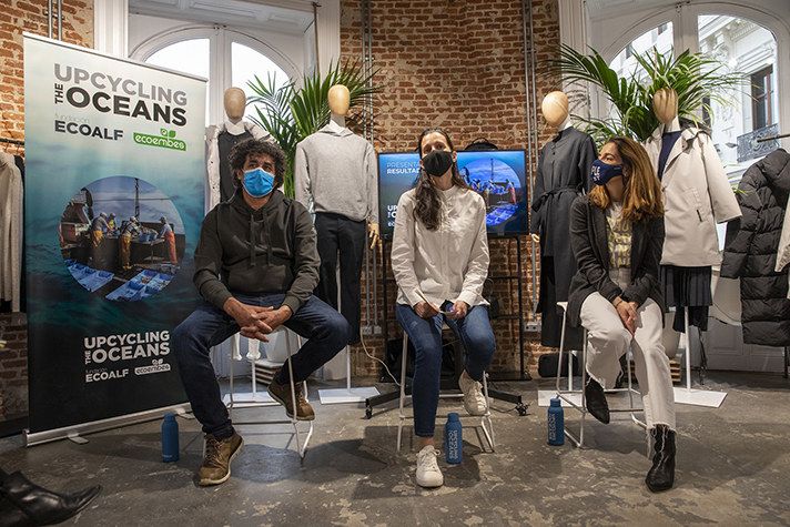 Un momento de la presentación de los resultados nacionales del proyecto Upcycling the Oceans