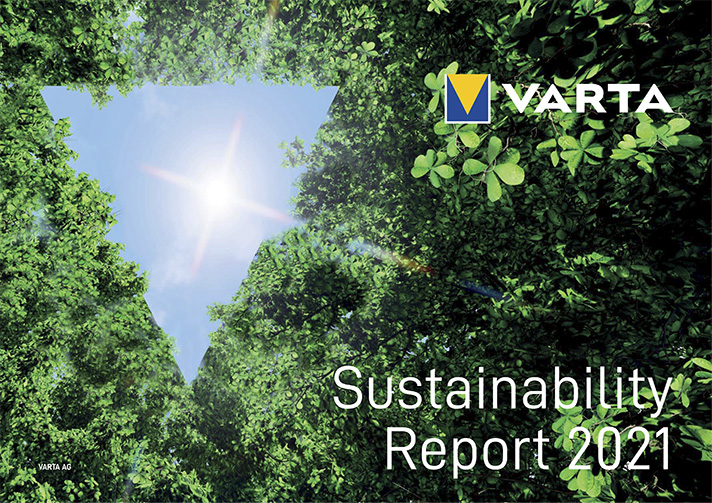 Varta reafirma su compromiso con la sostenibilidad a través de su Sustainability Report 2021 