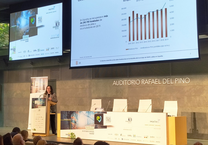 Presentación del III Informe Anual de Recyclia sobre tendencias en la industria del reciclaje de residuos de aparatos eléctricos y electrónicos (RAEE) y pilas en España