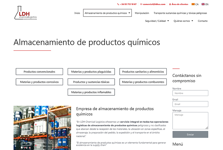 Aprende a gestionar el almacenamiento de productos químicos