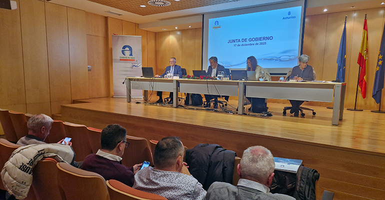 Cadasa dispondrá de un presupuesto de más de 54 millones en 2026 para mejorar la gestión y el abastecimiento de agua en Asturias
