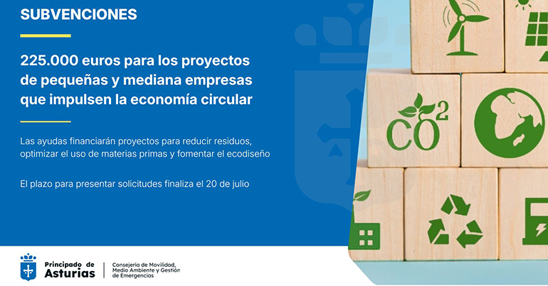 Asturias impulsa la economía circular en las pymes con 225.000 euros en ayudas para reducir residuos y mejorar la sostenibilidad