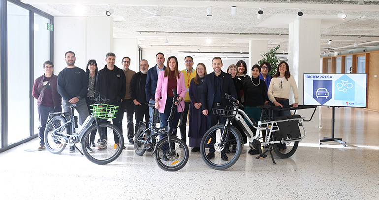 El AMB otorga más de un centenar de bicicletas a 41 empresas de la metrópolis de Barcelona