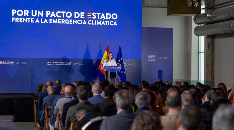 Sara Aagesen: “España no es espectadora del cambio climático, sino que está en las primeras líneas de impacto”