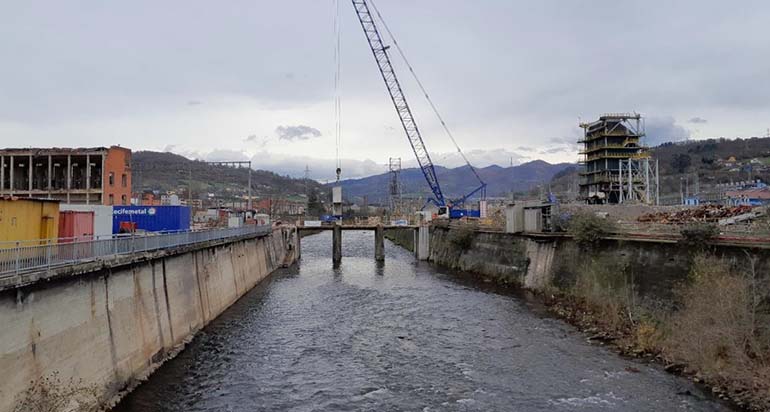 Comienza la restauración del río Nalón junto a la antigua central térmica de Lada con una inversión de 8,4 millones