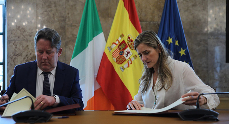 España e Irlanda avanzan hacia una interconexión eléctrica estratégica con un nuevo acuerdo