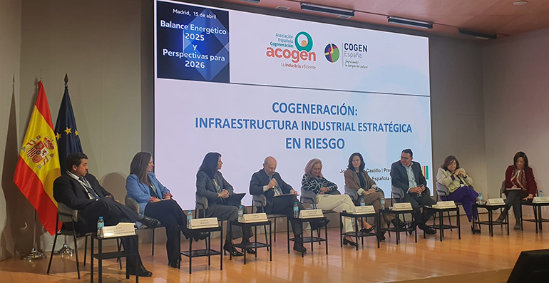 La industria alerta del deterioro energético y económico y reclama medidas urgentes para salvar la cogeneración en España