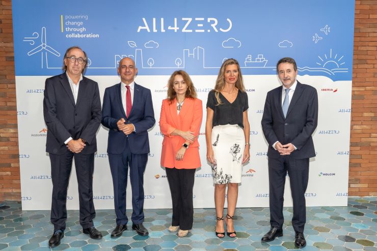 ArcelorMittal, Holcim, Iberia y Repsol se han unido para poner en marcha All4Zero, un hub de innovación tecnológica industrial