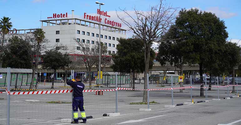 El AMB inicia en Sant Boi de Llobregat las obras de la pérgola fotovoltaica más potente del área metropolitana