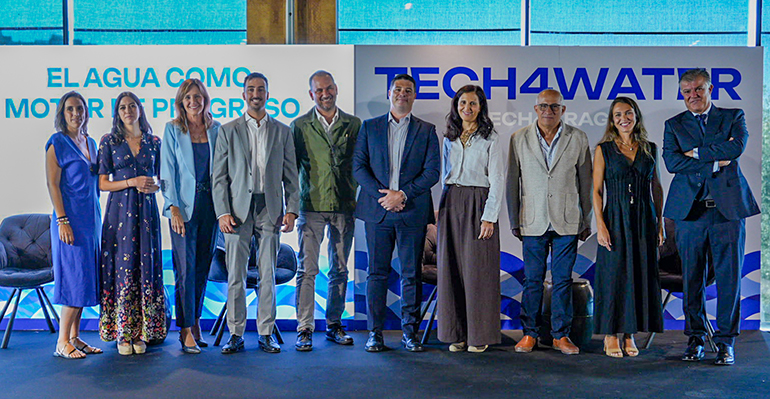 AWS compensa su huella hídrica en Aragón con un macroproyecto junto al Canal Imperial
