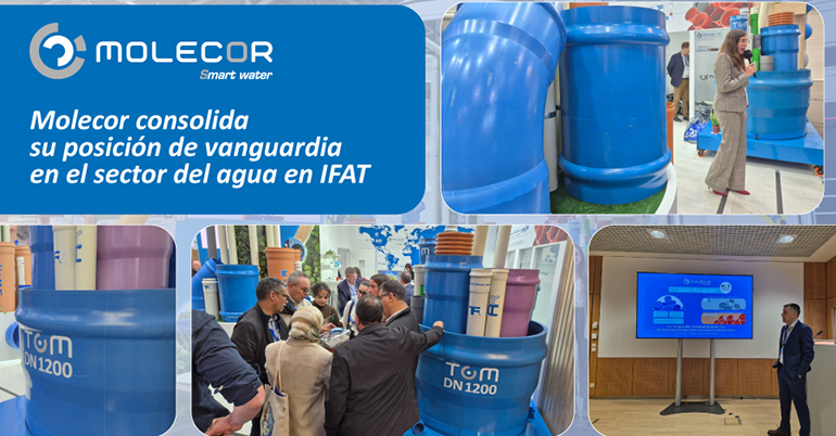 Molecor refuerza su liderazgo en soluciones para el agua en IFAT Munich