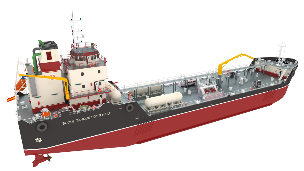 Sener culmina el diseño de un nuevo buque tanker de  biocombustibles sostenible capaz de capturar CO2 de otras embarcaciones