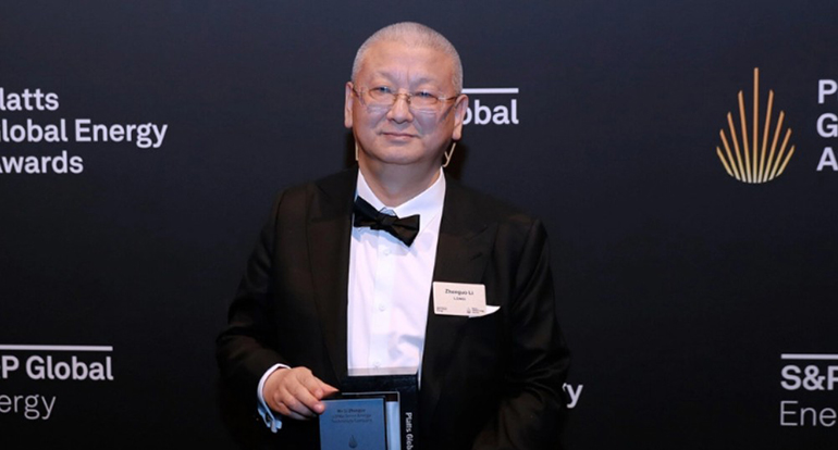 Zhenguo Li recibe el Premio a la Trayectoria en los S&P Global Platts Global Energy Awards 2025